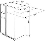 Холодильник Smeg SS55PNL1 фото 4 в Санкт-Петербурге