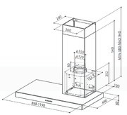 Вытяжка Faber Stilo SX/SP A120, левая фото 2 в Санкт-Петербурге