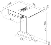 Варочная панель с вытяжкой Pando E-390/78 V.1130 ECO PLUS + KIT FCLR-AE фото 4 в Санкт-Петербурге