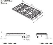 Газовая варочная панель Viking EVGSU5361SS фото 4 в Санкт-Петербурге