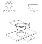 Мойка Smeg LS50AV фото 2 в Санкт-Петербурге