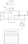 Вытяжка Pando P-730/90 CR NE V. 1050 SEC PLUS фото 3 в Санкт-Петербурге