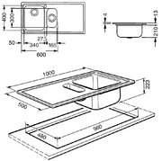 Мойка Смег LMN102D фото 2 в Санкт-Петербурге Мойка Smeg LMN102D фото 2 в Санкт-Петербурге