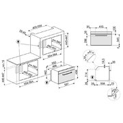 Компактный духовой шкаф с СВЧ Smeg SF4920MCN1 фото 3 в Санкт-Петербурге