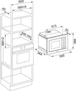 Встраиваемая микроволновая печь Franke FSL 20 MW BK фото 2 в Санкт-Петербурге