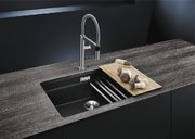 Мойка Blanco Etagon 700-U Silgranit черный клапан-автомат InFino 525891 фото 4 в Санкт-Петербурге