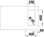 Мойка BLANCO SOLIS 180-U нержавеющая сталь фото 3 в Санкт-Петербурге