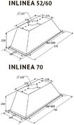 Встраиваемая вытяжка Kuppersberg INLINEA 70 CX фото 4 в Санкт-Петербурге