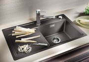 Мойка Бланко Zenar 45 S-F крыло слева темная скала фото 2 в Санкт-Петербурге Мойка Blanco Zenar 45 S-F крыло слева темная скала фото 2 в Санкт-Петербурге