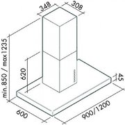 Вытяжка Falmec Lux isola 120 ix (800) ECP фото 4 в Санкт-Петербурге