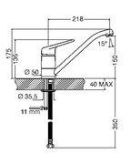 Смеситель Смег MF11CR2 фото 2 в Санкт-Петербурге Смеситель Smeg MF11CR2 фото 2 в Санкт-Петербурге