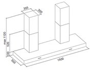 Вытяжка Falmec Horizon 150 ix (2x800) фото 3 в Санкт-Петербурге