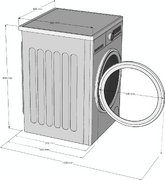 Стиральная машина Korting KWM 60DM1201 фото 3 в Санкт-Петербурге
