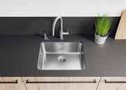 Мойка Blanco Solis 500-U нержавеющая сталь полированная клапан-автомат InFino 526122 фото 4 в Санкт-Петербурге