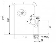 Смеситель Франке Neptune Style выдвижной шланг хром/шоколад фото 2 в Санкт-Петербурге Смеситель Franke Neptune Style выдвижной шланг хром/шоколад фото 2 в Санкт-Петербурге