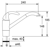 Смеситель Франке 810 хром/графит фото 3 в Санкт-Петербурге Смеситель Franke 810 хром/графит фото 3 в Санкт-Петербурге