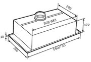 Встраиваемая вытяжка Teka GFH 55 STAINLESS STEEL фото 2 в Санкт-Петербурге