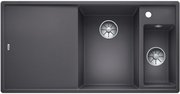 Мойка Blanco AXIA III 6 S чаша справа, доска стекло клапан-автомат InFino® темная скала фото в Санкт-Петербурге