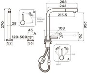 Смеситель Омойкири NARA 2 PLUS-S C фото 2 в Санкт-Петербурге Смеситель Omoikiri NARA 2 PLUS-S C фото 2 в Санкт-Петербурге