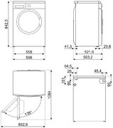 Стиральная машина Smeg WM3T84RU фото 4 в Санкт-Петербурге