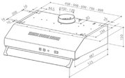Вытяжка Faber 741 BASE W A50 фото 2 в Санкт-Петербурге