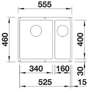 Мойка BLANCO SUBLINE 340/160-U Silgranit черный, чаша слева фото 3 в Санкт-Петербурге Мойка BLANCO SUBLINE 340/160-U Silgranit черный, чаша слева фото 3 в Санкт-Петербурге