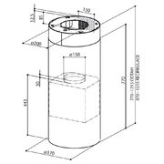 Вытяжка Faber CYLINDRA ISOLA EG10 X  A37 фото 3 в Санкт-Петербурге
