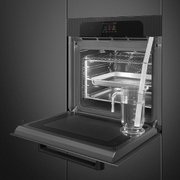Духовой шкаф с функциями пара и СВЧ Smeg SO6204APB фото 3 в Санкт-Петербурге
