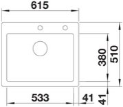 Мойка BLANCO PALONA 6 глянцевая магнолия, клапан-автомат фото 4 в Санкт-Петербурге Мойка BLANCO PALONA 6 глянцевая магнолия, клапан-автомат фото 4 в Санкт-Петербурге