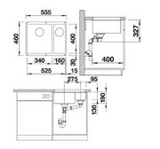Мойка Бланко ROTAN 340/160-U Silgranit черный фото 3 в Санкт-Петербурге Мойка Blanco ROTAN 340/160-U Silgranit черный фото 3 в Санкт-Петербурге