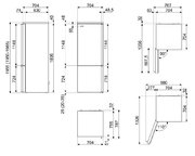 Холодильник Smeg FA3905LX5 фото 3 в Санкт-Петербурге