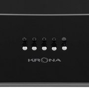Вытяжка KRONA INGA 600 inox/black push button фото 4 в Санкт-Петербурге