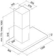 Вытяжка Falmec Lux 120 white (800) ECP фото 3 в Санкт-Петербурге