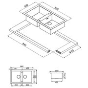 Мойка Smeg LQ862 фото 2 в Санкт-Петербурге