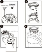 Измельчитель пищевых отходов Haier HDM-1155S фото 4 в Санкт-Петербурге