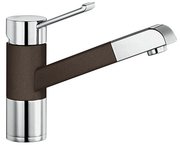 Смеситель Бланко Zenos-S chrome/Silgranit кофе фото в Санкт-Петербурге Смеситель Blanco Zenos-S chrome/Silgranit кофе фото в Санкт-Петербурге