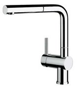 Смеситель Blanco Linus-S рычаг слева нержавеющая сталь фото 2 в Санкт-Петербурге