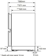 Встраиваемый под столешницу конвертируемый холодильник Signature Kitchen Suite SKSUD2402E фото 4 в Санкт-Петербурге