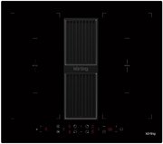 Индукционная варочная панель с интегрированной вытяжкой Korting HIBH 68980 NB Индукционная варочная панель с интегрированной вытяжкой Korting HIBH 68980 NB