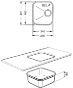 Мойка Смег UM34RA2 фото 2 в Санкт-Петербурге Мойка Smeg UM34RA2 фото 2 в Санкт-Петербурге