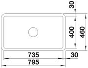 Мойка BLANCO VILLAE Single глянцевый белый фото 4 в Санкт-Петербурге Мойка BLANCO VILLAE Single глянцевый белый фото 4 в Санкт-Петербурге