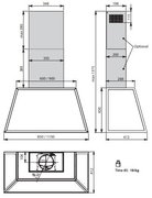 Вытяжка Falmec TIME 115 INOX фото 3 в Санкт-Петербурге