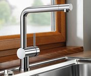 Смеситель Blanco Linus нержавеющая сталь полированная фото 3 в Санкт-Петербурге