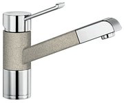 Смеситель Бланко Zenos-S chrome/Silgranit песочный фото в Санкт-Петербурге Смеситель Blanco Zenos-S chrome/Silgranit песочный фото в Санкт-Петербурге