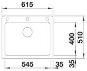 Мойка BLANCO NAYA 6 Silgranit кофе фото 2 в Санкт-Петербурге