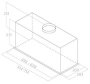 Встраиваемая вытяжка Elica FOLD GR/A/72 фото 4 в Санкт-Петербурге