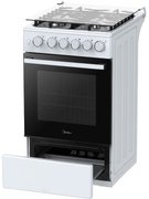 Газовая плита Midea MFO-M4G20T0E(WH) фото 3 в Санкт-Петербурге
