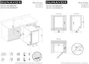 Винный шкаф Dunavox DX-53.130DBK/DP фото 3 в Санкт-Петербурге
