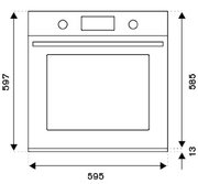 Духовой шкаф Bertazzoni F6011MODVPTN фото 2 в Санкт-Петербурге