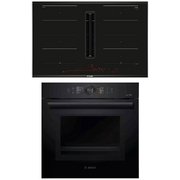 Bosch (варочная панель с вытяжкой PXX875D57E + духовой шкаф HMG8764C1)